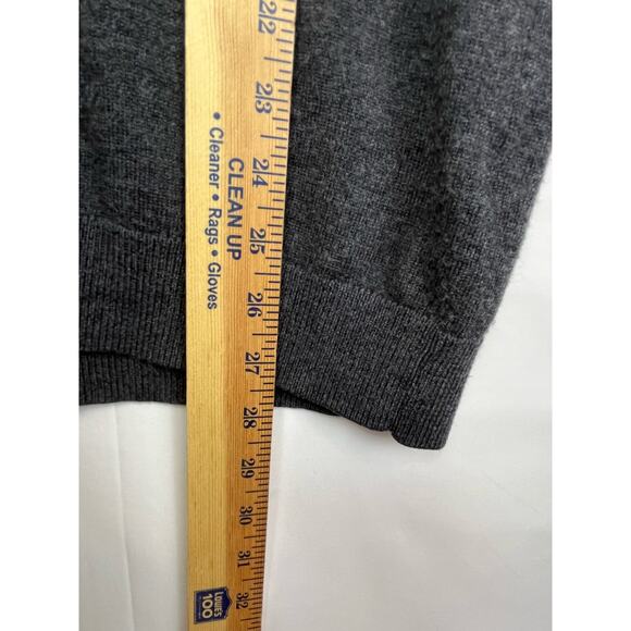 Turnberry Men's Size XL Gray 100% Extra Fine Merino Wool Sleeveless Vest - Picture 5 of 9